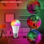 Світлодіодна RGB лампочка Smart bulb light 4pcs with Bluetooth E27 with app White