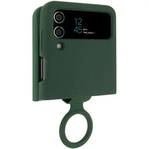 Чохол Foldables Silicone Cover Lakshmi (AAA) для Samsung Galaxy Z Flip4 Зелений / Cyprus Green