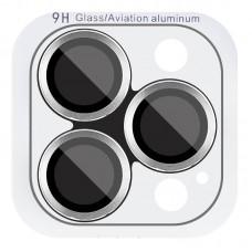 Захисне скло Metal Classic на камеру (в упак.) для Apple iPhone 16 Pro (6.3") / 16 Pro Max (6.9") Срібний / Silver