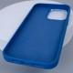 Шкіряний чохол Bonbon Leather Metal Style with MagSafe для Apple iPhone 13 Pro Max (6.7") Синій / Indigo
