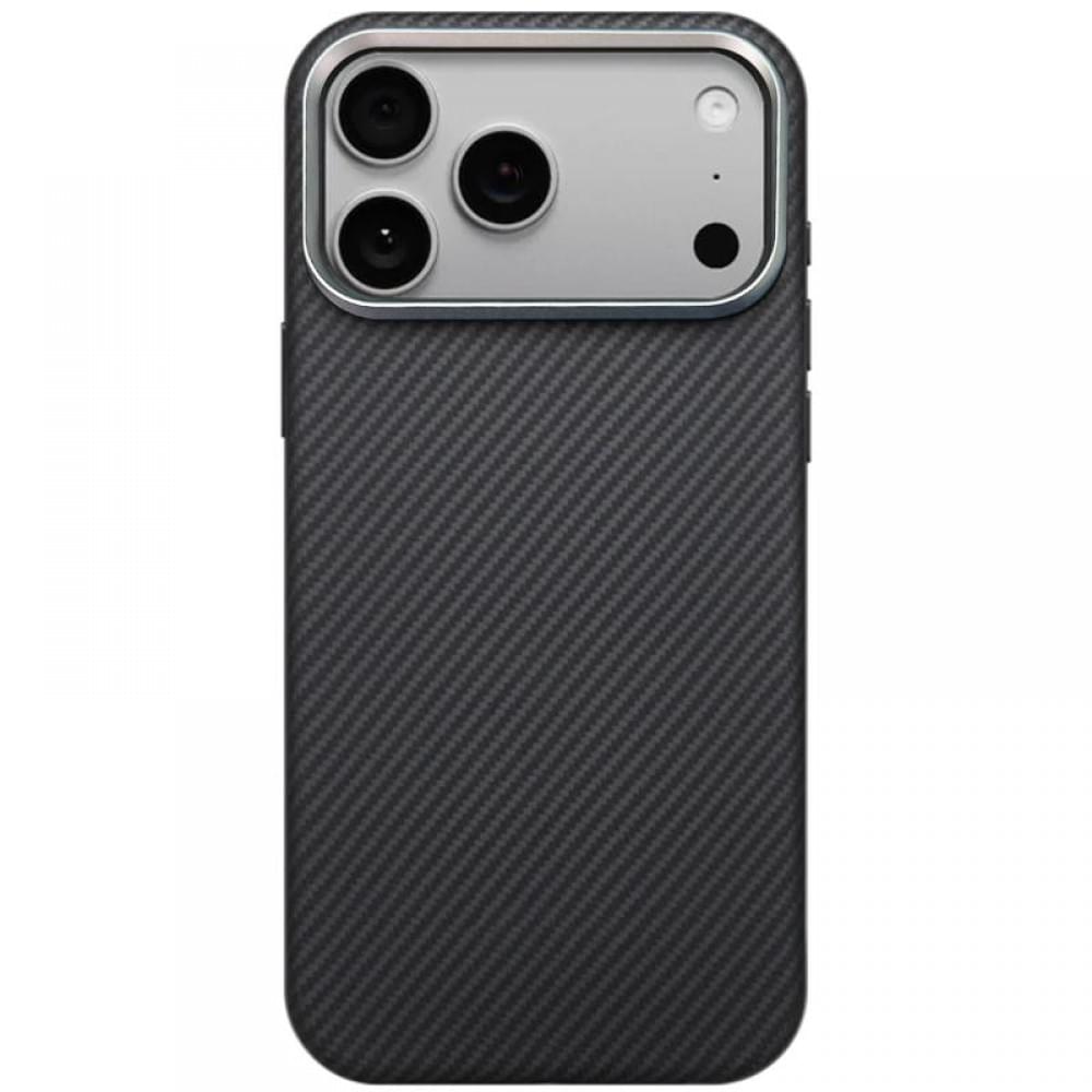 Чохол PC Carbon Protection Slim with MagSafe для Apple iPhone 17 Pro (6.3") Black
