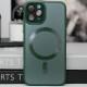 Чохол TPU+Glass Sapphire Midnight with MagSafe для Apple iPhone 12 Pro (6.1") Зелений / Forest green