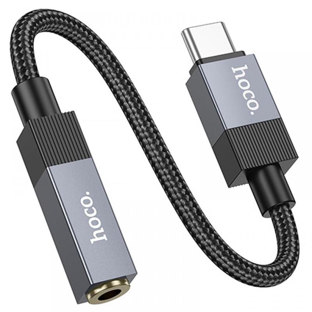 Перехідник Hoco UPA32C Type-C to 3.5mm Black