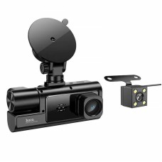 Відеореєстратор Hoco DI60 2-inch display with rear camera (1280+720P) Black