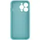 Чохол Silicone Case Full Camera Protective (AA) NO LOGO для Apple iPhone 16 Pro (6.3") Бірюзовий / Marine Green