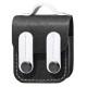 Шкіряний футляр Briefcase для навушників AirPods 1/2 Black / White