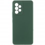 Чохол Silicone Cover Lakshmi Full Camera (AAA) для Samsung Galaxy A73 5G Зелений / Cyprus Green