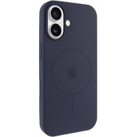 Чохол Silicone Case Full Protective (AA) V2 with MagSafe для Apple iPhone 17 (6.3") Темно-синій / Midnight blue