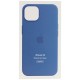 Чохол Silicone case (AAA) with Magsafe and Animation для Apple iPhone 13 (6.1") Синій / Blue Jay