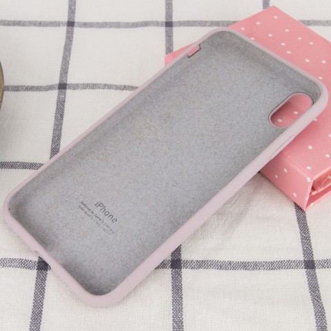 Чохол Silicone Case Full Protective (AA) для Apple iPhone XR (6.1") Сірий / Lavender