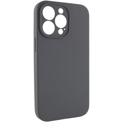 Чохол Silicone Case Full Camera Protective (AA) NO LOGO для Apple iPhone 13 Pro (6.1") Сірий / Dark Gray