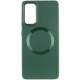 TPU чохол Bonbon Metal Style with MagSafe для Samsung Galaxy A34 5G Зелений / Army Green