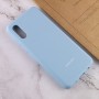 Чохол Silicone Cover Full Protective (AA) для Samsung Galaxy A02 Блакитний / Lilac Blue