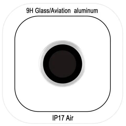 Захисне скло Metal Classic на камеру (у упак.) для Apple iPhone 17 Air (6.5") Срібний / Silver