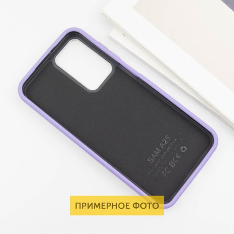 Шкіряний чохол Leather Case Metal Buttons для Xiaomi Redmi 13C / Poco C65 Light Purple
