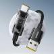 Дата кабель Baseus Gem Fast Charging USB to Type-C 100W (1m) (P10373002211) Cluster Black