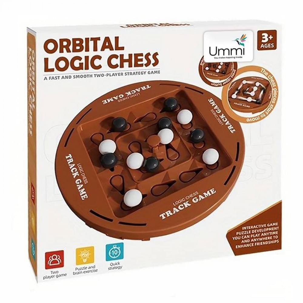 Настільна інтерактивна гра Ummi ME-155 Orbital Logic Chess Brown