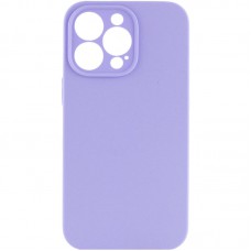 Чохол Silicone Case Full Camera Protective (AA) NO LOGO для Apple iPhone 16 Pro (6.3") Бузковий / Dasheen
