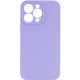 Чохол Silicone Case Full Camera Protective (AA) NO LOGO для Apple iPhone 16 Pro (6.3") Бузковий / Dasheen