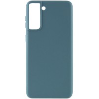 Силіконовий чохол Candy для Samsung Galaxy S21+ Синій / Powder Blue