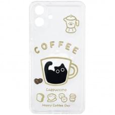 Чохол TPU Clear Joy для Motorola Moto G06 Coffee Чохол TPU Clear Joy для Motorola Moto G06 Coffee
