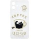 Чохол TPU Clear Joy для Motorola Moto G06 Coffee