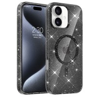 Чохол TPU Eclipse Sparkle (MagFit) для Apple iPhone 16 (6.1") Black