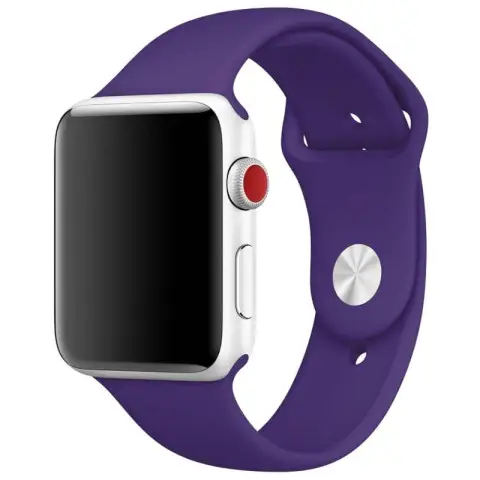 Силіконовий ремінець для Apple Watch 38/40/41/42mm(ser.10) Фіолетовий / Amethyst