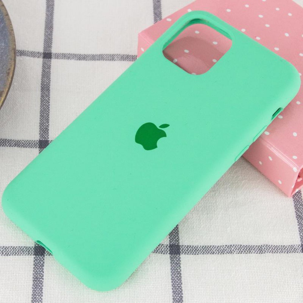 Чохол Silicone Case Full Protective (AA) для Apple iPhone 11 (6.1") Зелений / Spearmint