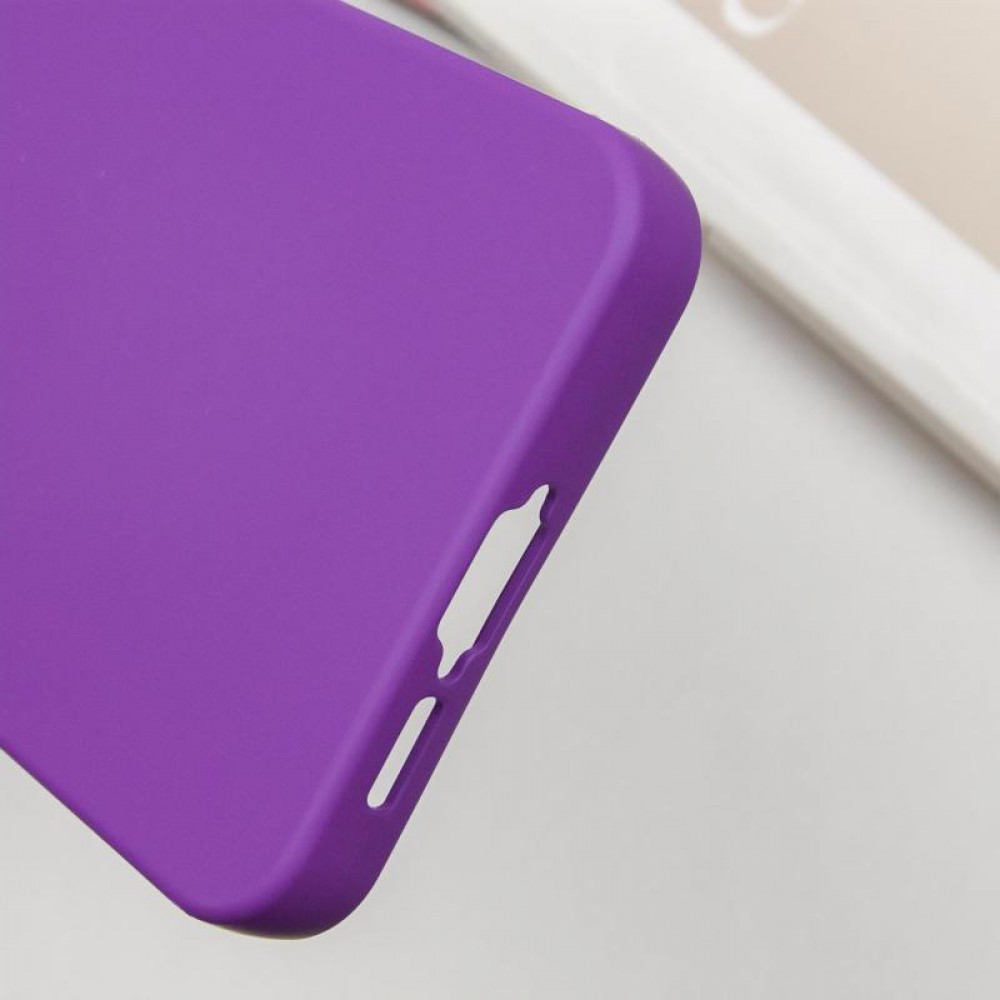 Чохол TPU GETMAN Liquid Silk Full Camera для Samsung Galaxy S24+ Фіолетовий / Purple