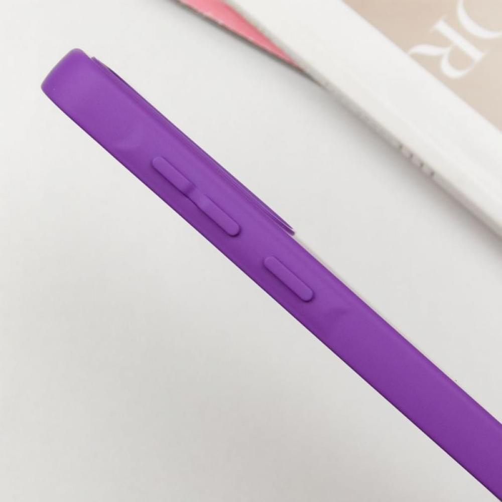 Чохол TPU GETMAN Liquid Silk Full Camera для Samsung Galaxy S24+ Фіолетовий / Purple