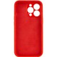 Чохол Silicone Case Full Camera Protective (AA) для Apple iPhone 13 Pro (6.1") Червоний / Red