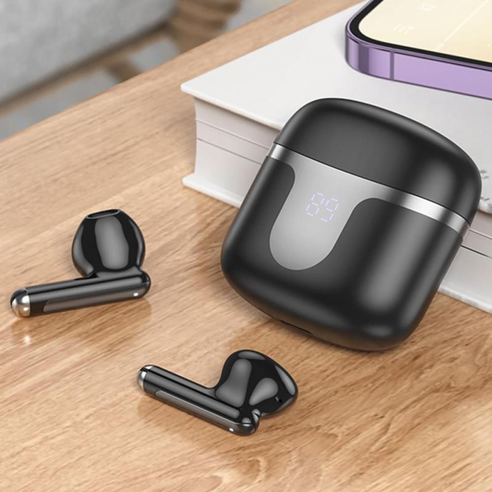 Бездротові TWS навушники Hoco EQ7 Snowflake Black