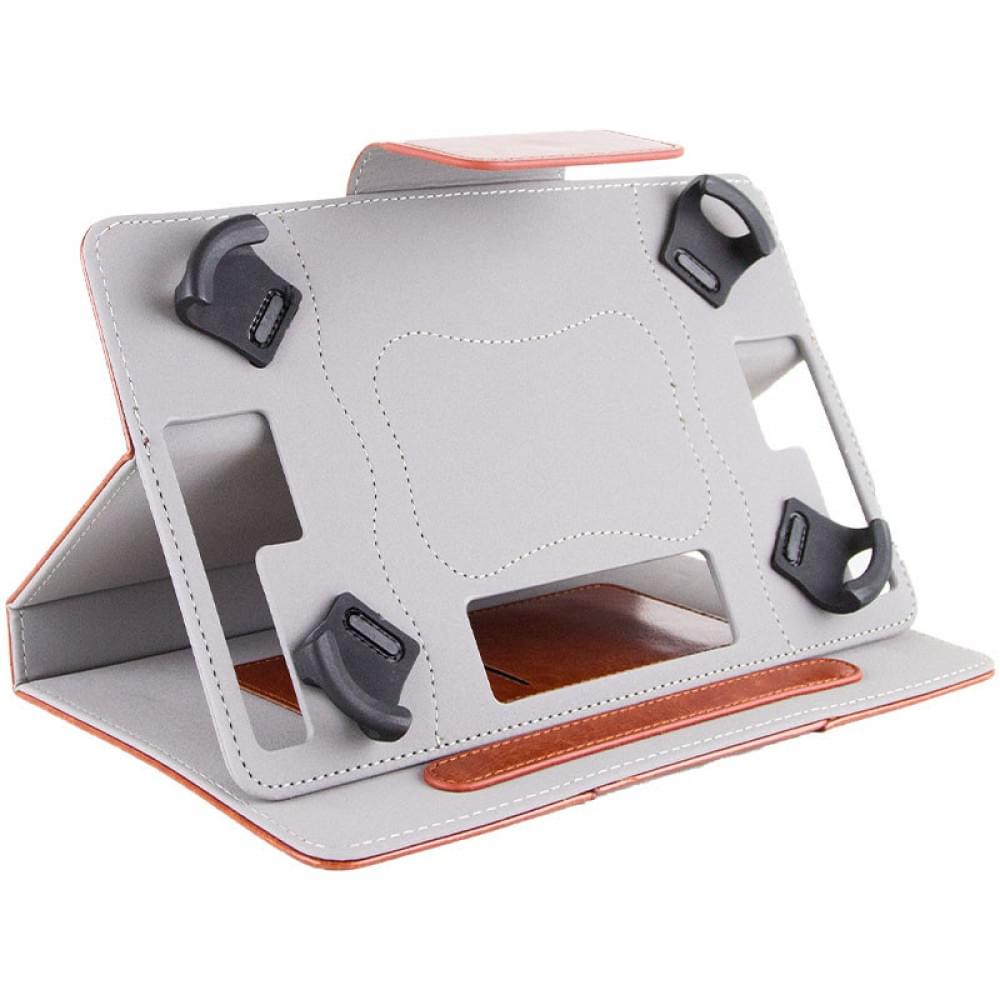 Универсальный кожаный чехол-книжка для планшета 9-10"