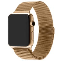 Ремінець Milanese Loop Design для Apple Watch 42(ser.1-3)/44/45/46/49mm Rose Gold