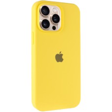 Чохол Silicone Case Full Protective (AA) для Apple iPhone 14 Pro (6.1") Жовтий / Yellow