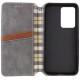 Шкіряний чохол книжка GETMAN Cubic (PU) для Samsung Galaxy S24 Сірий
