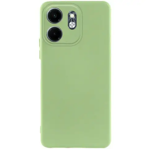 Чохол TPU GETMAN Liquid Silk Full Camera для Infinix Smart 9 4G / Hot 50i Зелений / Pistachio