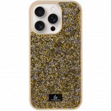 TPU чохол Bling World Rock Diamond для Apple iPhone 16 Pro Max (6.9") Золотий