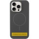 Чохол Silicone Case Full Protective (AA) NO LOGO with MagSafe для Apple iPhone 16 Plus (6.7") Сірий / Dark Gray