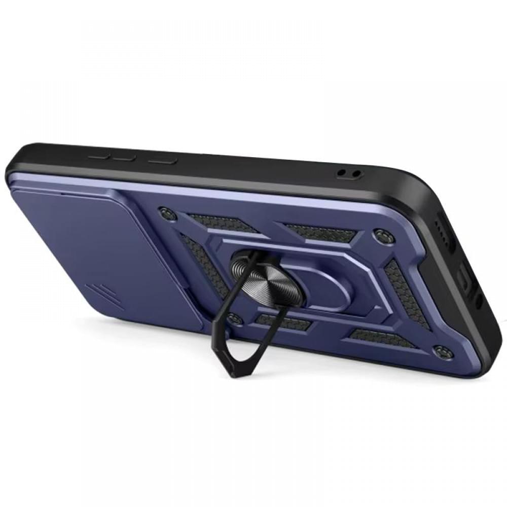 Чохол Ummi Camshield Serge Ring для Xiaomi 15T Pro Синій