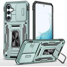 Ударостійкий чохол Camshield Army Ring для Samsung Galaxy A36 5G / A56 5G Зелений / Light Green