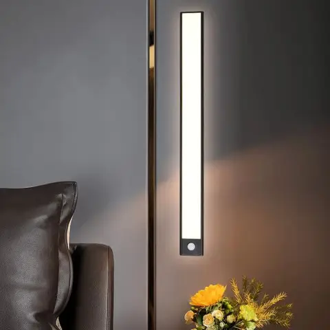 Сенсорний світильник LED з датчиком руху MZ-L1005 (40*10*100mm) Black