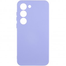 Чохол Silicone Cover Lakshmi Full Camera (A) для Samsung Galaxy S23 Бузковий / Dasheen