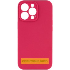 Чохол Silicone Case Full Camera Protective (AA) NO LOGO для Apple iPhone 17 Air (6.5") Червоний / Rose Red