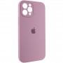 Чохол Silicone Case Full Camera Protective (AA) для Apple iPhone 12 Pro Max (6.7") Ліловий / Lilac Pride