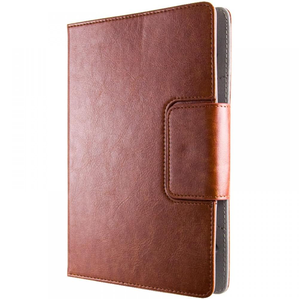 Универсальный кожаный чехол-книжка для планшета 9-10"