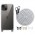 Чохол TPU Transparent with Straps для Apple iPhone 15 (6.1") Grey