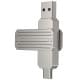Флеш-накопичувач WIWU WI-FD003 Infinite 2in1 Type-C USB 3.2 - 128 GB Silver