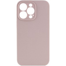 Чохол Silicone Case Full Camera Protective (AA) NO LOGO для Apple iPhone 14 Pro (6.1") Сірий / Lavender